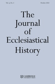 The Journal of Ecclesiastical History